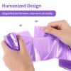 Small Trash Bags 1.2-Gallon: Bathroom Trash Bags 4.5L Small Garbage Bags for Bathroom Bedroom Office - (Purple, 120 Counts) view 3