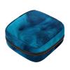 RODAILYCAY Zipper Sanitary Napkin Bag, Soft Menstrual Pad Pouch, Blue Magic Beautiful Storage Bag for Sanitary Napkin Pads, Tampon Holder Pad Purse view 1