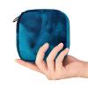 RODAILYCAY Zipper Sanitary Napkin Bag, Soft Menstrual Pad Pouch, Blue Magic Beautiful Storage Bag for Sanitary Napkin Pads, Tampon Holder Pad Purse view 4