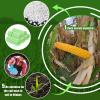 100 x 30 Liter Green Bin Bags with Handle, 23.6 * 25.6in/8Gallon Portable Food Waste Bags Medium Kitchen Bin Liners Food Caddy Bags for Office Bathroom Kitchen Garbage Bin view 4