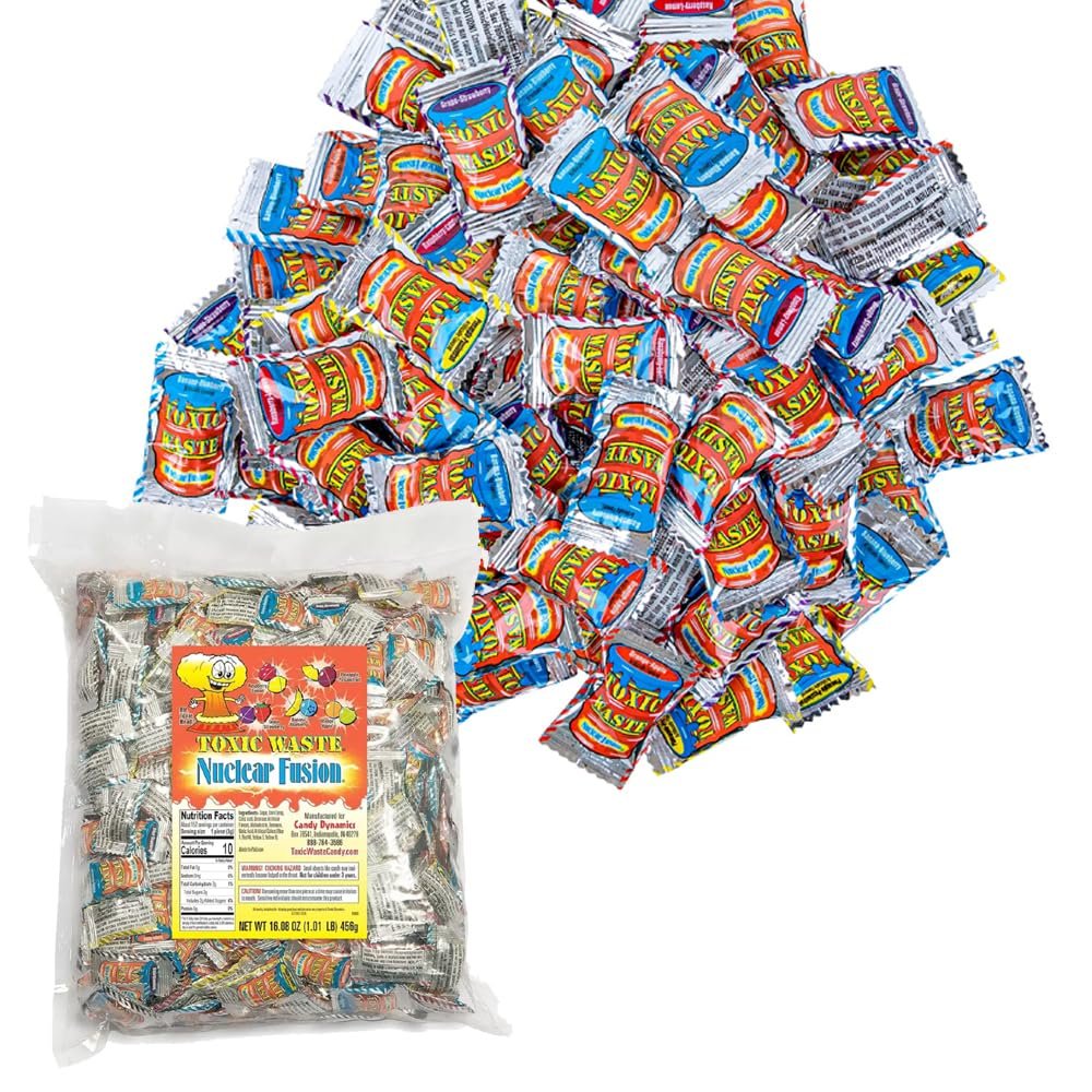 Pick and mix Toxic Waste sour candy (02Kg, Original Bag)