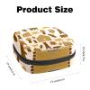 Period Kit Bag for Girls Women Ladies, Jungle Element Sanitary Napkin Disposal Bags, Large Capacity Zipper Menstrual Pad Pouch view 2