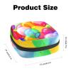 RODAILYCAY Zipper Sanitary Napkin Bag, Soft Menstrual Pad Pouch, Balloon Storage Bag for Sanitary Napkin Pads, Tampon Holder Pad Purse view 2