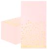 100 Pcs Pink Napkins Disposable - Pink and Gold Dinner Napkins Light Pink Paper Napkins for Bathroom Wedding Bridal Baby Shower Birthday Party Supplies