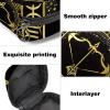 RODAILYCAY Sanitary Napkin Storage Bag, Portable Menstrual Cup Pouch, First Period Bag for Women Girls, Sagittarius Zodiac Sign Zipper Menstruation Padded Purser view 3