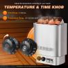 CYTBEK 6KW Sauna Heater, Electric Sauna Heaters Stove with Sauna Hygrothermograph, Dry Steam Sauna Bath, for Home, Hotel, Spa, Max. 9 m, Improve Your Sleeping Quality view 2