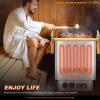 CYTBEK 6KW Sauna Heater, Electric Sauna Heaters Stove with Sauna Hygrothermograph, Dry Steam Sauna Bath, for Home, Hotel, Spa, Max. 9 m, Improve Your Sleeping Quality view 4