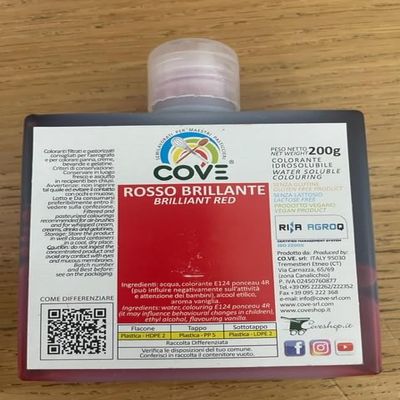200 GR RED BRILLIANT COLOUR LIQUID COVE