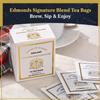 Edmond & Charles Luxury Afternoon Tea Hamper | Premium Gift Box with Teas, Gourmet Biscuits, Fresh Carrot Cake, Macarons, Fudge, & Jam | Hampers Presents for Women | Set of Artisanal Birthday Treats view 2