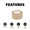 HRLORK Elastic Self Adhesive Bandage -Cohesive Sports Tape Support -Breathable-Roll of 2.5cm*4.5m Vet Wrap -Pack of 5 view 2