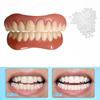Flipped Warmth 2 Pair Instant Veneers Fake Teeth Clip in Veneers, Dentures False Teeth Veneers Top And Bottom Snap on Veneers Teeth Temporary Cosmetic Teeth Veneer for Men And Women view 4