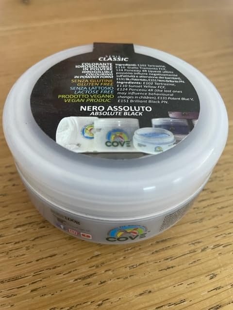 100 GR BLACK POWDER FOOD COLORING COVE