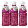 Mogu Mogu Nata De Coco Grape Flavored Drink | 320ml | Mogu Mogu Flavored Drinks | Nata De Coco | Jelly Texture | Refreshing Taste | Pack of 3 | Grape | Bottled Drink view 2
