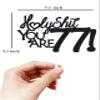 Happy 77th Birthday Cake Topper 77 Birthday Cake Toppers-Black Glitter, Funny 77th Cake Topper for Men For Women, 77th birthday decorations,77th Birthday Cake Topper Seventy seven view 2