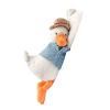 Soft Plush Car Tissue Holder Hanging Car Tissue Box Cover Organizers Portable Cartoon Animal, Paper Storage Napkin Box for Home Office Car Bathroom Decoration (B) view 2