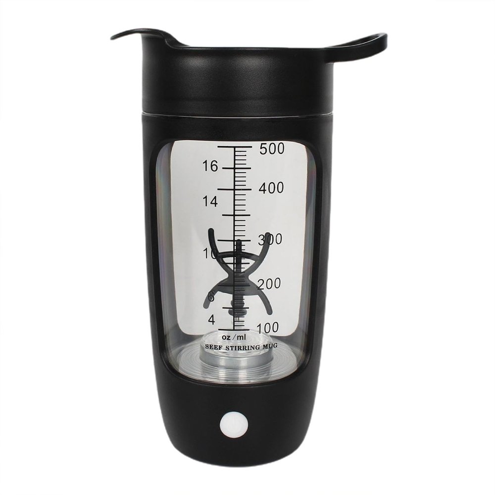 Protein Shaker Bottle Electric | Safety Electric High-Speed Protein Bottle - USB Rechargeable Portable Multifunctional Shaker Cups with 600ml Capacity for Protein