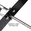 50 Gallons Pneumatic Mixer with Support Hanger, (3 Piston) 200L Stainless Steel Paint Mixer, Speed Stepless Adjustment, Bearings, for Paint Coating Materials, Viscous Liquid, Ink. view 3