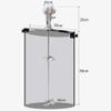 50 Gallons Pneumatic Mixer with Support Hanger, (3 Piston) 200L Stainless Steel Paint Mixer, Speed Stepless Adjustment, Bearings, for Paint Coating Materials, Viscous Liquid, Ink. view 4