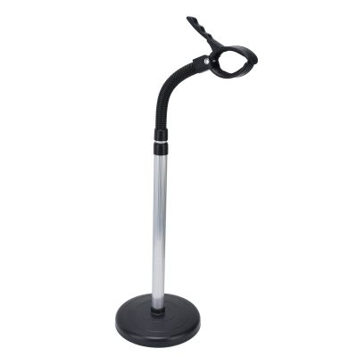Fdit Hands Hair Dryer Holder Stand Flexible Neck Heavy Duty Base for Convenient Use Iron