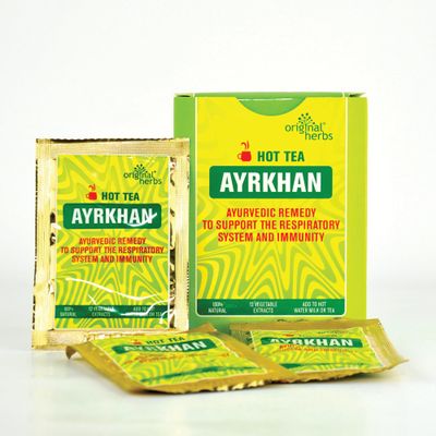 AYRKHAN Samahan Herbal Tea - Natural Detox & Immune Support | Wild-Crafted, 12 Vegetable Extracts, 10 Sachets | Original Herbs Tea