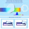 Kerecsen 6 Pack Reading Glasses for Women and Men Blue Light Blocking, Spring Hinge Lightweight Anti Glare Computer Readers (6 Mix Color, 4.0, x) view 4