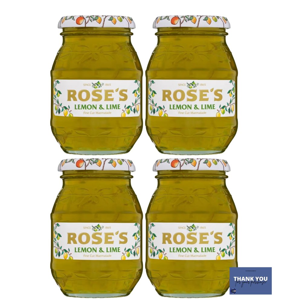 Rose's Lemon & Lime Fine Cut Marmalade (454g x 4)