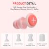 Z-Pink Noise Cancelling Ear Plugs for Sleeping, Swimming, Studying, Working, Concerts - 3-Layer Noise Reduction view 3