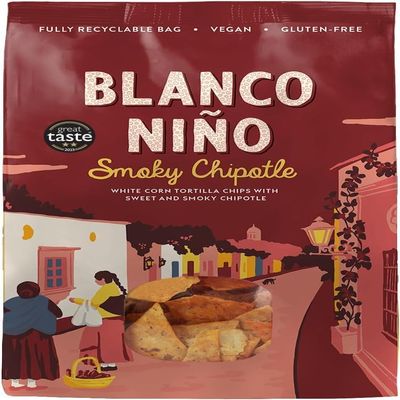 Blanco Nio - Traditional Tortilla Chips - Smoky Chipotle - 2 x 170g