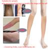 Adima Silicone Calf Calf Corrector Fake Calf Leg Enhancer Arms Scar Cover Sleeves for Thin Skinny Legs Cosplay O-Shaped Leg Pad,Skin(1 pair),L view 2