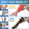 BONANGEL Compression Socks for Women & Men 4 Pairs 15-20 mmHg Graduated Stocking Knee High Best Support for Athletics, Running, Nurse, Hiking, Pregnancy, Flight view 3