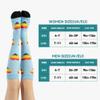 BISOUSOX Compression Socks for Men and Women - 15-20 mmHg Knee-High Flight Socks for Running, Sports, Pregnancy - Gift for Pregnant Women view 2