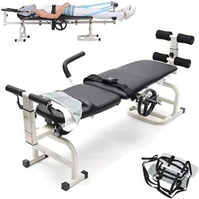 Table Cervical and Lumbar Traction Bed Massage Traction Bed Body Stretching Device for Lumbar Spine Cervical Discomfort Lumbar Disc Herniation