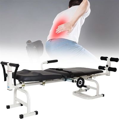 Chiropractic Massage Bed, Portable Folding Body Stretching Massage, Cervical and Lumbar Traction Bed for Lumbar Disc Herniation, Therapy Lumbar Disease, Relief Back Pain