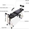 Chiropractic Massage Bed, Portable Folding Body Stretching Massage, Cervical and Lumbar Traction Bed for Lumbar Disc Herniation, Therapy Lumbar Disease, Relief Back Pain view 3