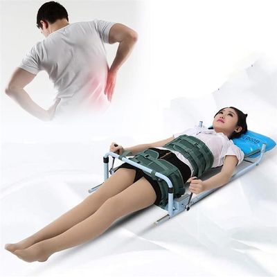 Back Lumbar Traction Device, Adjustable Multifunctional Light Weight Folding Compact, Cervical Spine Extension Stretcher for Relieve Spondylosis, Improve Spine Posture