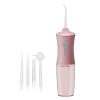 ulafbwur Water Flosser for Teeth Cordless, Dental Flosser 3 Modes 360 Rotatable Nozzle IPX7 Waterproof High-Pressure Rechargeable Electric Oral Irrigator Teeth Cleaner Pink view 1