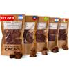 Ceremonial Raw Cacao 5 x 100g 100% Sugar-Free Keto Drinking Chocolate Raw Blocks for Ceremonial Use Spiritual Drinking Cacao Beans view 1