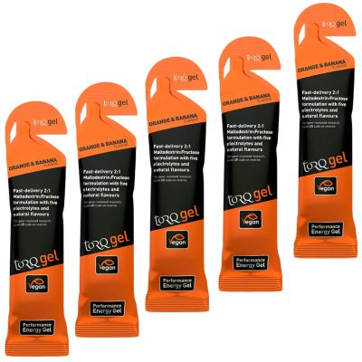 Contrast Torq Energy 45g Gel Sachets - Orange & Banana (Pack of 5)