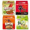 Starry Mart NS Ramyun Original, Kimchi, Chapagetti Chajangmyun Jjajang, Soon Veggie Korean Ramen Noodles Mix Bundle (Pack of 20) HALAL - 4 Assorted Flavour view 1