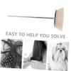 Gogogmee Stainless Steel Handle Broom Long Handled Floor Scrubbing Brush Handle Sweep Brush for Household Cleaning Supplies view 3