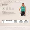 Agoky Womens Shiny Mermaid Costume Back Zipper Carnival Peplum Top Short Fly Sleeves Tops Lavender M view 4