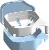 Denture Cleaning Storage Box With Basket Net Container Holder, Durable, Small Size, Easy To Use And Carry view 3