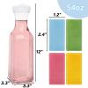Goaste 8 Pack Laundry Detergent Dispenser,1600ml Laundry Soap Dispenser Bottle with Waterproof Label, Liquid Laundry Detergent Container, Plastic Fabric Softener Organizer for Bleach Powder Beads view 2