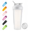 Protein Shaker Bottle, Secure Leakproof Protein Shake Mixer Bottle, Steel Mixing Ball For Lump Free Smooth Shake, BPA Free, Dishwasher Safe for Gym & Sports Shaker Bottle (White, 21, Fluid Ounces) view 1