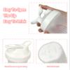 Protein Shaker Bottle, Secure Leakproof Protein Shake Mixer Bottle, Steel Mixing Ball For Lump Free Smooth Shake, BPA Free, Dishwasher Safe for Gym & Sports Shaker Bottle (White, 21, Fluid Ounces) view 4