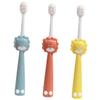 Hoement 3pcs Soft Boy Girl Toothbrush Years Boys and Girls Toothbrush Comfortable Handle view 1