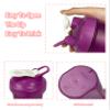 Protein Shaker Bottle, Secure Leakproof Protein Shake Mixer Bottle, Steel Mixing Ball For Lump Free Smooth Shake, BPA Free, Dishwasher Safe for Gym & Sports Shaker Bottle (Purple, 21, Fluid Ounces) view 4