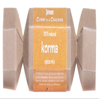 Curry in a Cracker | Korma | Christmas Cracker | Ideal for Christmas Leftovers | Perfect for Secret Santas (Korma)