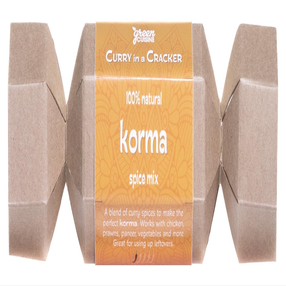 Curry in a Cracker | Korma | Christmas Cracker | Ideal for Christmas Leftovers | Perfect for Secret Santas (Korma)