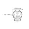 HAPINARY 6pcs Home Cupping Glass Thickened Cupping Cup Therapy Device for Body Massage Cups view 2